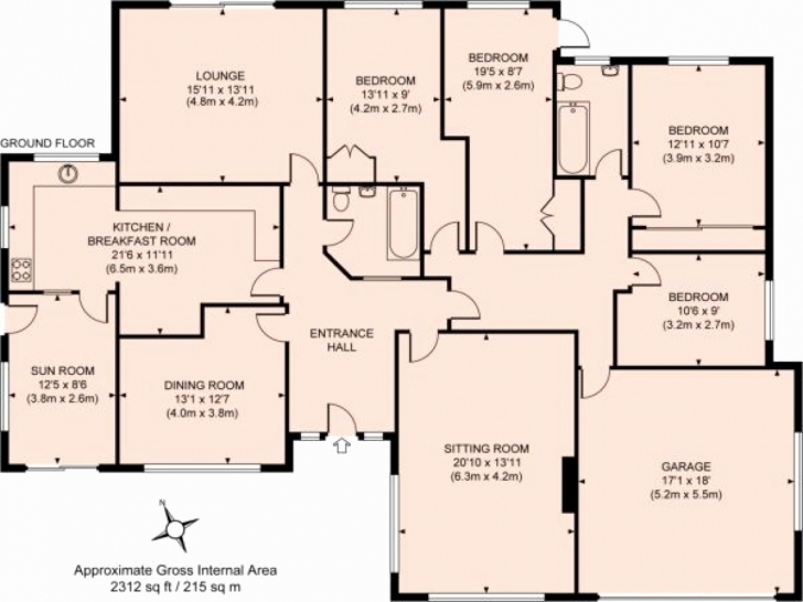 Fascinating Best Of 4 Bedroom House Plan Images - House Plan Four Bedroom Bungalow Floor Plan Photo