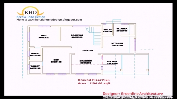 Fascinating Kerala Style 3 Bedroom House Plans Single Floor - Youtube Simple House Plan With 3 Bedrooms Kerala Pic