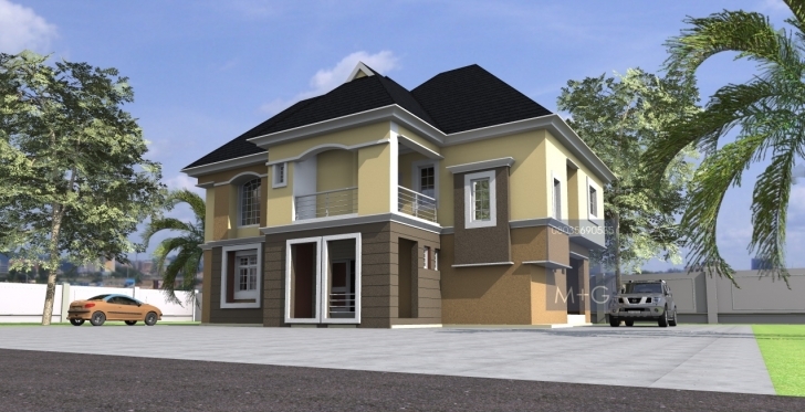 Fascinating Nigerian Residential Architecture Luxury Bedroom Storey Building 2 Storey Building Plan In Nigeria Image