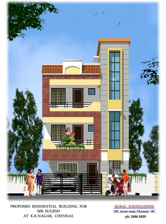Fascinating Simple Small House Front Design | The Base Wallpaper House Front Designs 15 Picture