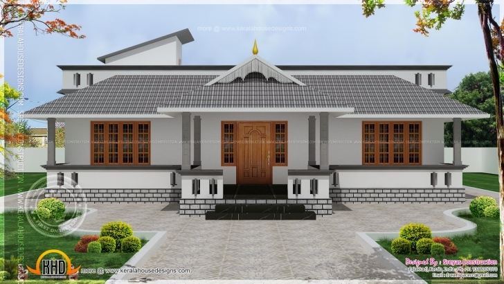 Fascinating Single Floor House With Stair Room - Kerala Home Design And Floor Plans Karala Palan Model House Picture