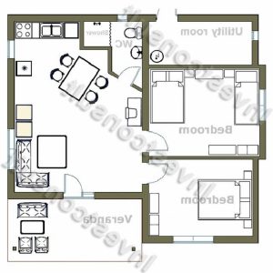 2 Bedroom House Floor Plans South Africa