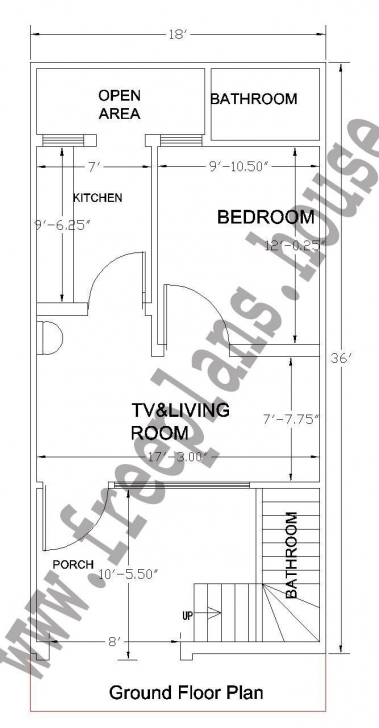 Good 18X36 Feet Ground Floor Plan, | Plans | Pinterest | Photo Wall 18 Feet By 50 Feet House Map Pic