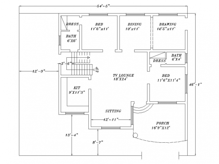 Good 28+ Collection Of Autocad 2D Home Drawing | High Quality, Free Autocad 2D Plan Free Download Image