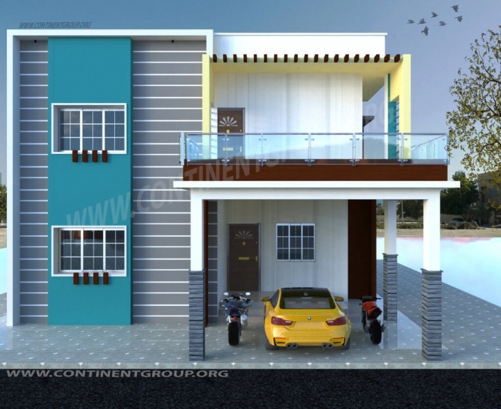 Good 3D Building Elevation-3D Front Elevation - Continent Group Best Building Plan With Elevation Image