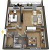Plans For Twins Two Bedroom Flat