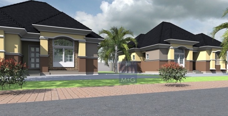 Good Contemporary Nigerian Residential Architecture: Luxury 3 Bedroom Three Bedroom Bungalow In Nigeria Pic