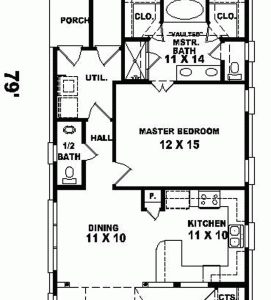 Narrow Lot House Plan