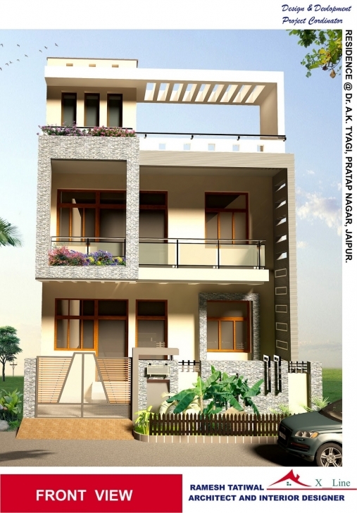 Good Home Architectural Design Modern 3D Front Elevation Modern House Modern 3D Elevation Picture