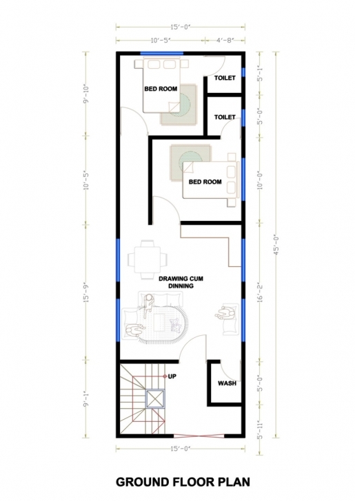 Good House Plan 25 X 45 Awesome House Plan Awesome 25×50 House Plan 25×50 15 X 45 House Plan Picture