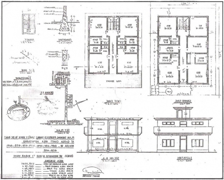 Good House Plan House Plan Building Drawing Plan Elevation Drawing House Residential Building Plan Elevation And Section Picture