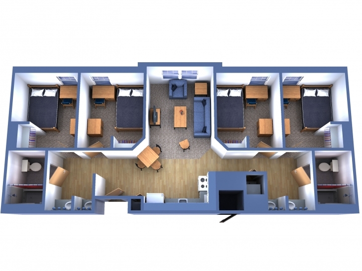 Good Incredible Charming 4 Bedroom Apartment/house Plans – Three Bedroom Four Bedroom Flat Photo