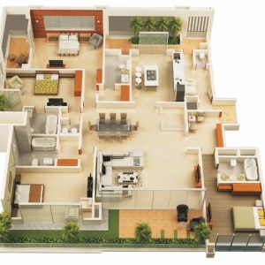 Modern House Plans 4 Bedroom