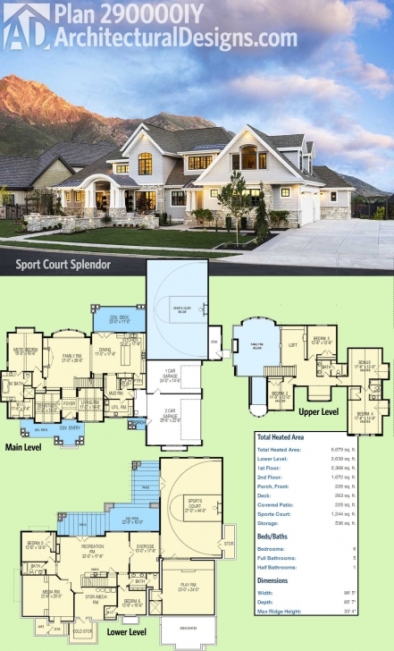 Good Plan 290017Iy: Imagine The Views | Luxury Houses And Luxury Luxury House Plans Image