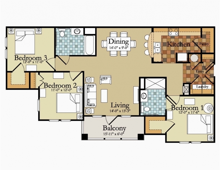 Gorgeous 3 Bedroom Floor Plans Ideas House Floor Plans Modern Home Bedroom 3 Modern 3 Bedroom House Floor Plans Pic