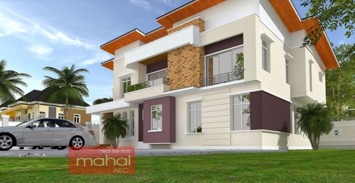 Gorgeous Contemporary Nigerian Residential Architecture | Flawless Wealth Nigerian Duplex Plan Photo
