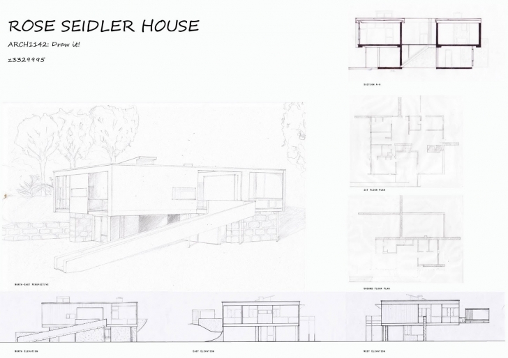 Gorgeous House Section Drawing At Getdrawings | Free For Personal Use House Plan Elevation And Section Drawings Image