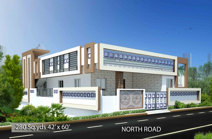 Gorgeous North Facing House Plans With Elevation - Home Design And Style North Facing House Plans Elevation Picture