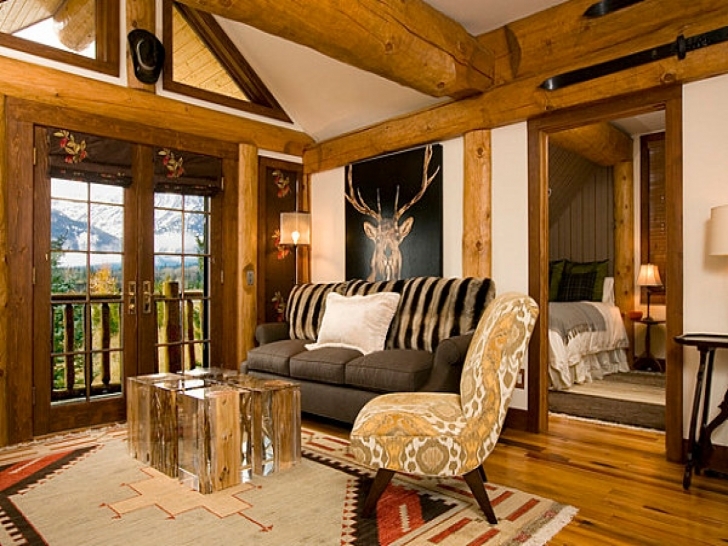 Gorgeous Rustic Decorating Ideas For Your Living Room The House Decor Cheap Rustic Mountain Home Decor Picture