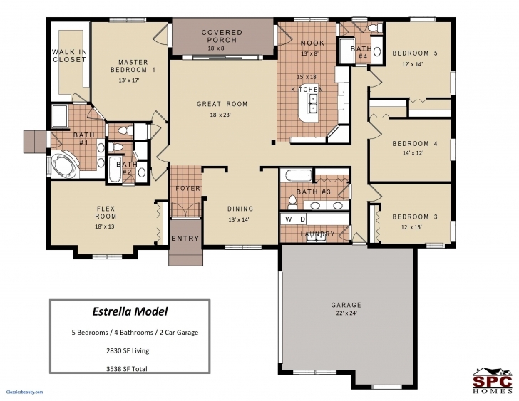 Gorgeous Simple Bedroom House Plans Collection Including Attractive 4 Floor Simple 4 Bedroom House Plans South Africa Pic