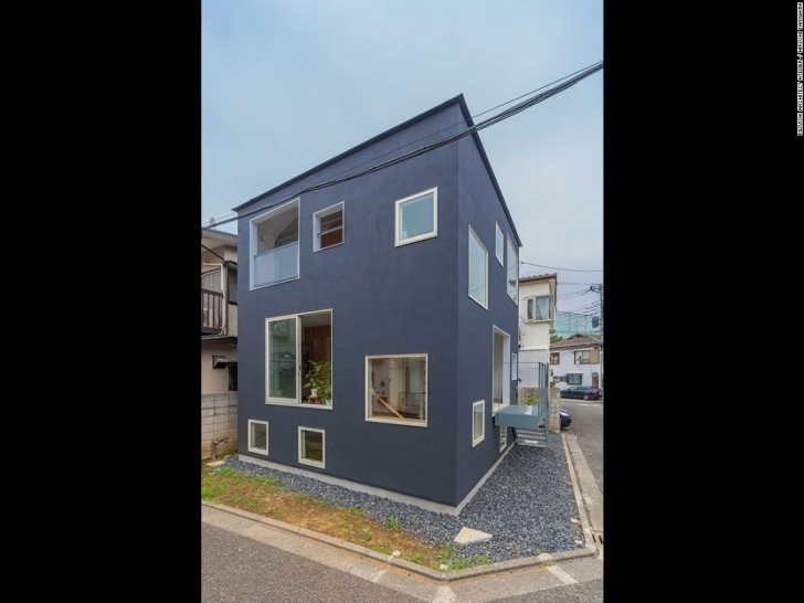 Gorgeous Tight Squeeze: Japan's Coolest Micro Homes - Cnn Style Pictures Of Houses On A Half Plot Of Land Picture