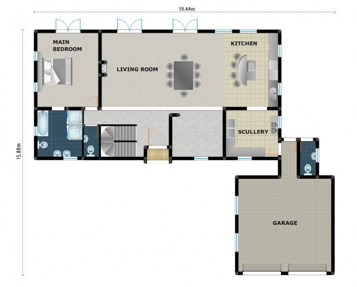 Great 3 Bedroom House Plans With Double Garage Fresh Wondrous Inspration Three Bedroom House With A Garage South Africa Pics Pic