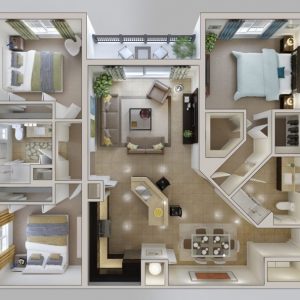Three Bedroom House