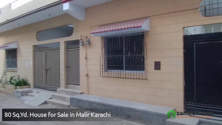 Great 80 Sq.yards House Inside Gated Community For Sale In Malir Karachi 100 Square Yard House For Sale Picture