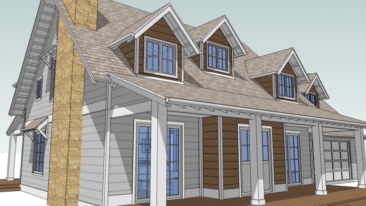 Great Design An Attic Roof Home With Dormers Using Sketchup. Part 1 Roof Dormer Designs Pic