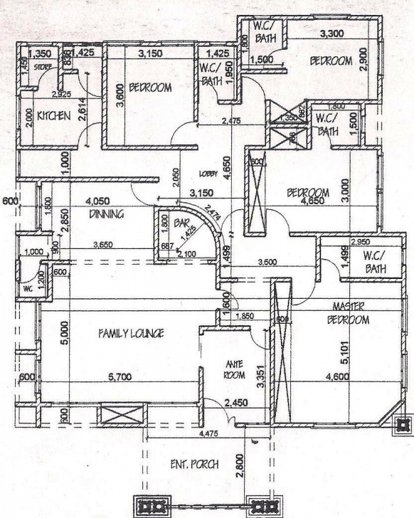Great Five Bedroom Bungalow Floor Plan 5 Bedroom Bungalow Floor Plans In Abuja 3 Bedrooms Plans Image