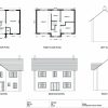 Simple Plan Elevation Section Of Residential Building