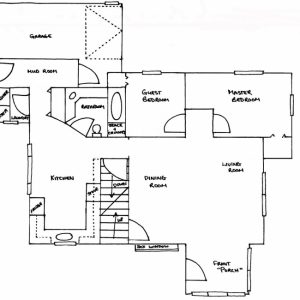 Autocad 2D Residential Building Plan