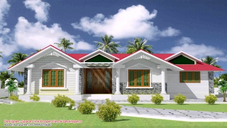 Great Single Floor House Front Elevation Design India - Youtube Single Floor House Front Elevation Designs In Kerala Photo