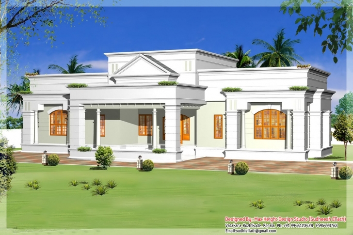 Great Single Home Designs - Homes Design Kerala House Designs And Floor Plans 2015 Pic