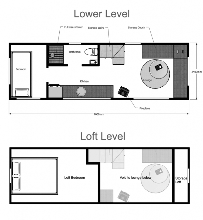 Great Tiny House Plans Suitable For A Family Of 4! Tiny House Plans Picture