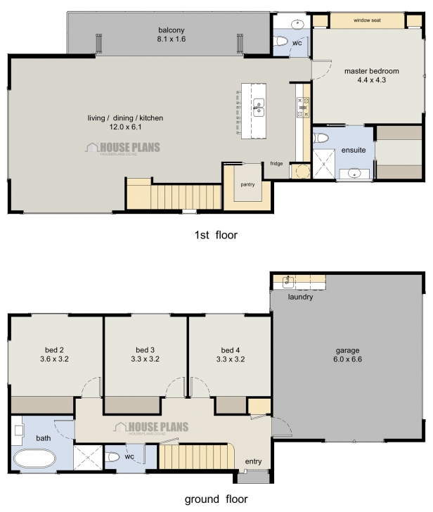 Great Wanaka 4 Bedroom, 2 Storey - House Plans New Zealand Ltd Double Storey House Plans Nz Image