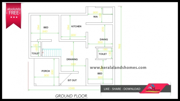 Image of 1300 Sq Ft Kerala House Plans Free For Low Budget Home Makersreal Kerala House Plans Free Download Picture