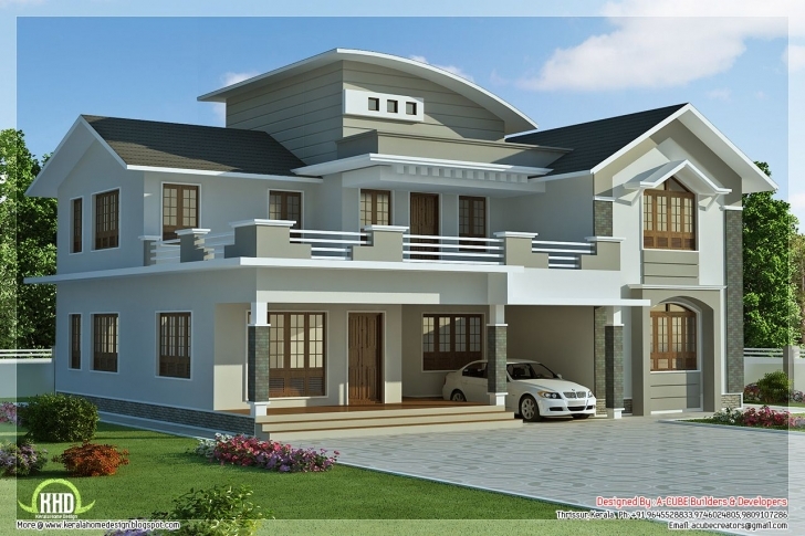 Image of 2960 Sq.feet 4 Bedroom Villa Design | Villa Design, Kerala And Villas New House Images Kerala Image