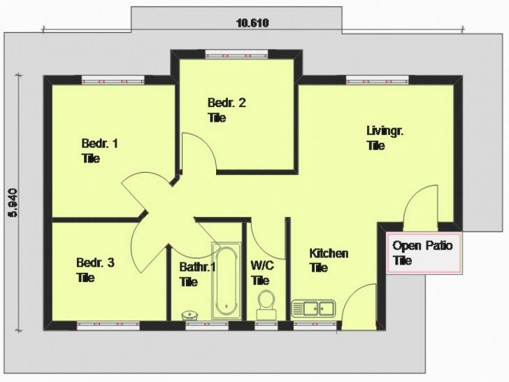 Image of 50 Elegant Gallery Simple 3 Bedroom House Plans Kenya - Home Inspiration Simple Three Bedroom House Plan Pic