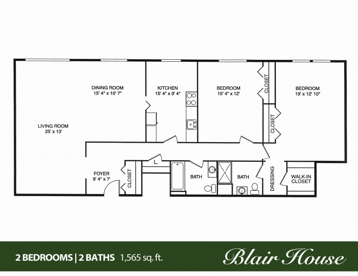 Image of 50 Inspirational Collection Of 3 Bedroom 2 Bath Bungalow Floor Plan 3 Bedroom 2 Bath Bungalow Floor Plan Pic