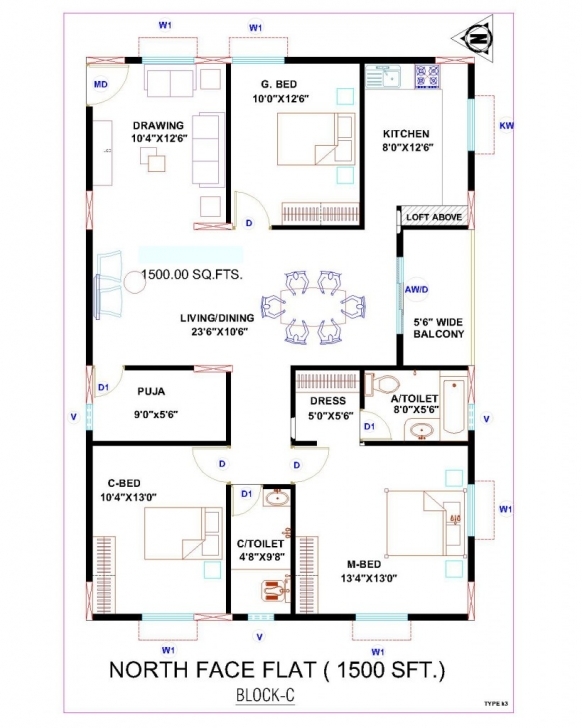 Image of Architectures : Home Architecture East Facing House Plan Webbkyrkan 30*45 House Plan North Facing Pic