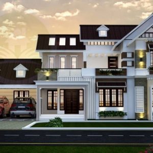 Kerala Home Design Double Floor