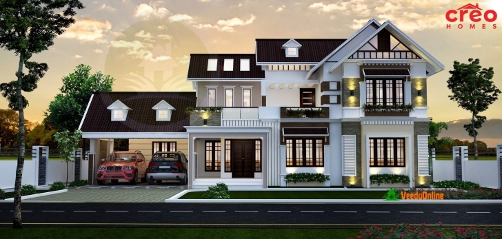 Image of Double Floor Kerala Home Design 3399 Sq Ft | Sudhi | Pinterest Kerala Home Design Double Floor Photo