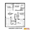 3Bhk House Plan 35×40
