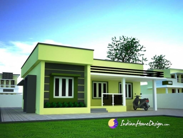 Image of Incredible Simple House Roofing Designs And Flat Roof Design Home Flat Roofed Houses Pic