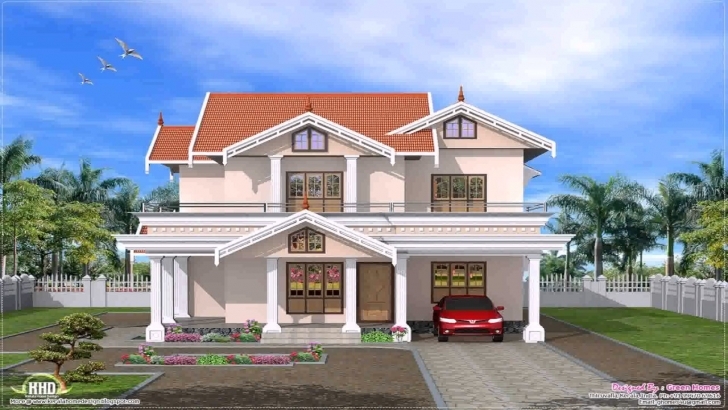Image of Kerala Style House Front Elevation - Youtube Kerala House Front Elevation Designs Photo
