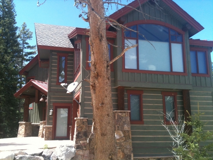 Image of Log Home Staining | Drcustompainting Painted Log Homes Exterior Image