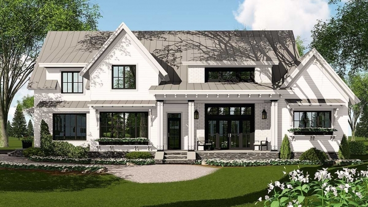 Image of Plan 14662Rk: Modern Farmhouse Plan Rich With Features Modern Farmhouse Plans Pic