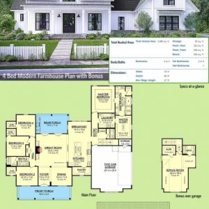 Modern Farmhouse Blueprints