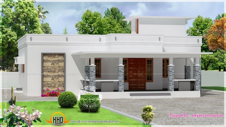 Image of Small House Elevation Rendering Drawing - Building Plans Online | #90169 Kerala House Elevation Ground Floor Pic